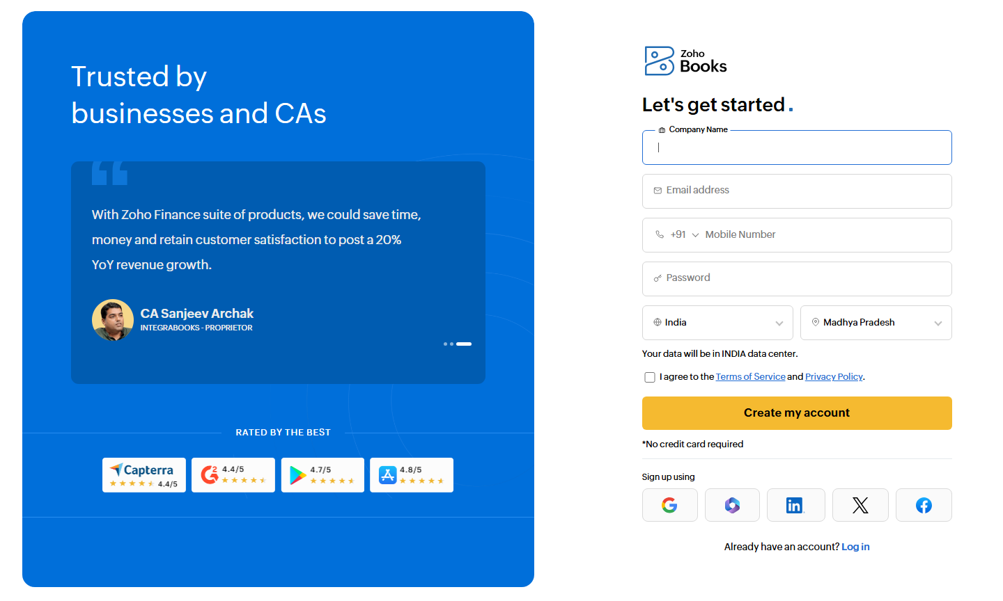 SIGN UP